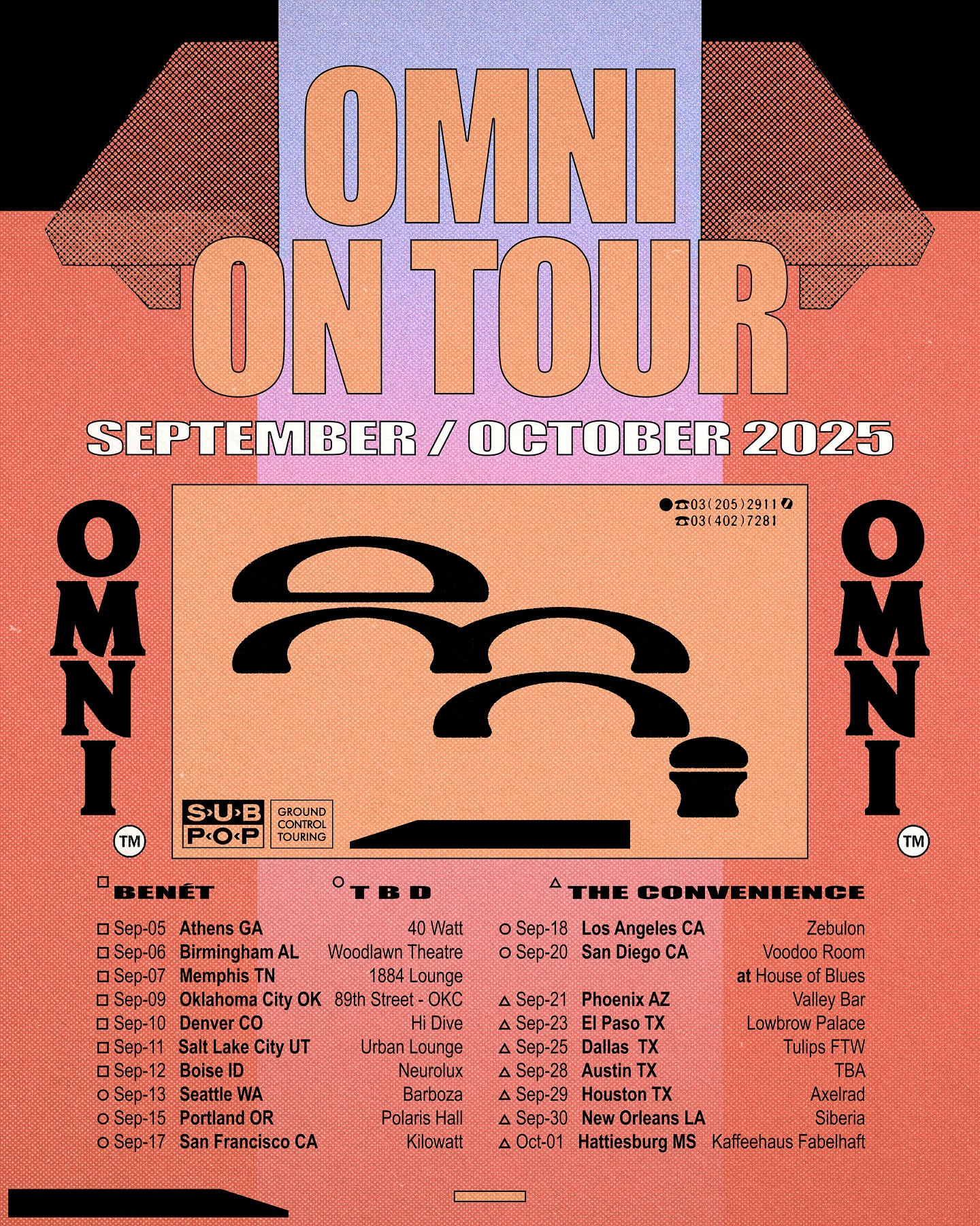 Omni Tour Poster 2025